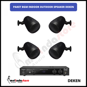 Paket Background Music Indoor Outdoor Speaker Deken 5 Inch - 4 Speaker 